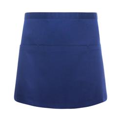 (6 pezzi) KARLOWSKY | Mezzo grembiule Basic con tasche - Blu marino