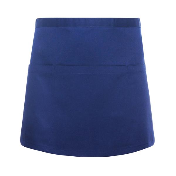 (6 pieces) KARLOWSKY | Basic Waist Apron with Pocket – Navy - 600x350 mm
