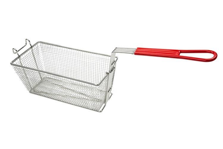 Frituurmand - 165x335x150mm - met hittebestendige handgreep | verzinkt metaal - passend voor GFK481-16