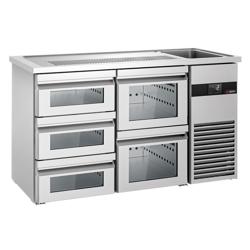 Barkoelkast PREMIUM - 1550x700mm - 5 laden