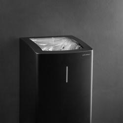 AIR-WOLF | Commercial waste bin - 50 litres - Stainless steel - Matt black