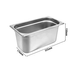 Inox Bac GN 1/3 - Profondeur:150mm