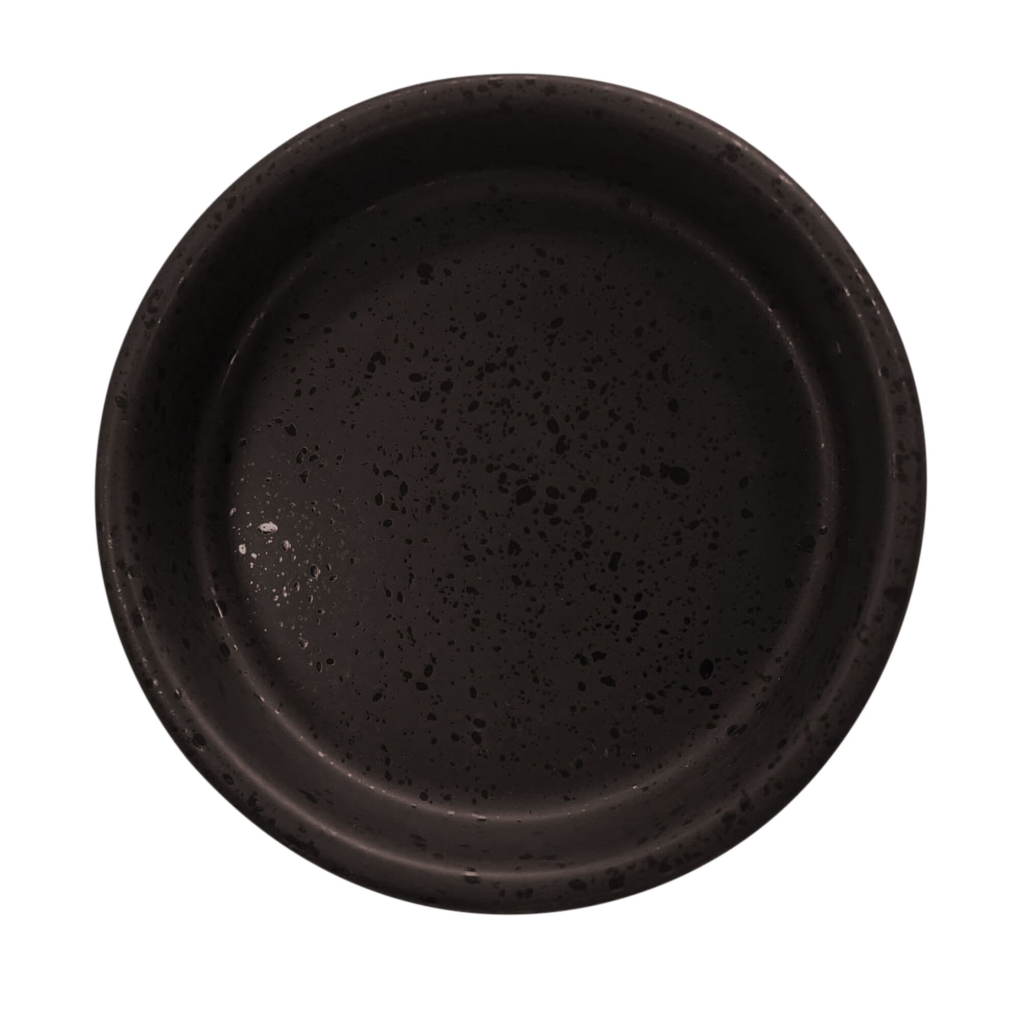 (24 pcs) MOON - Plat à four - Ø 140mm - Noir