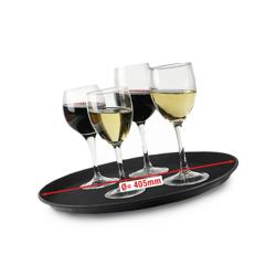 Tarjotin - Muovi - Ø 40,5 cm - Korkeus: 20 mm - Liukumaton pinta
