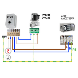GM 3/8-VML- شیر مغناطیسی گاز