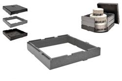 Termobox için uzatma ek parçası boyutları 410x410x85 mm