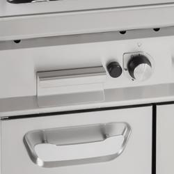 Commercial Gas Chargrill Paolo 900 - 800mm - Freestanding - Cast-Iron Cooking Grids