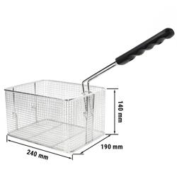 Frituurmand - 195x270x(H)161mm - met hittebestendige handgreep | RVS - passend voor EFK8 & EFK8+8