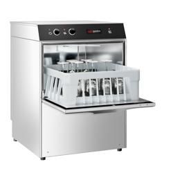 Doppelwandige Mini-Gläserspülmaschine - Manuell - 2,77 kW - mit Klarspülerpumpe