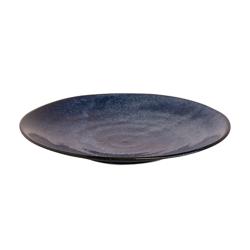 (10 pcs) KIRYU | Plate - flat - Porcelain - Ø255mm - Blue