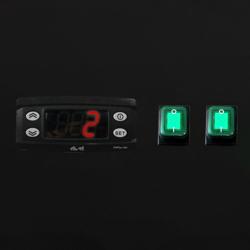 Congelator otel inoxidabil ECO - 1200 litri - cu 2 uși de sticlă