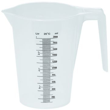 ـ 2000 مل - 148 مم PP إبريق قياس