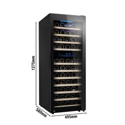 Lednice na víno - 2 klimatické zóny - 200 l - max. 73 lahví