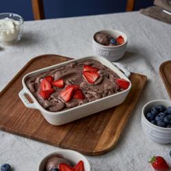 STAUB | CERAMIQUE - Grytform - 270x200mm - keramik - ren vit