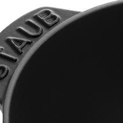 STAUB | Oval Cast Iron Casserole with Lid & Insert – 250 mm - Black - Induction, Grill & Oven