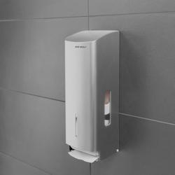 AIR-WOLF | Distributeur de papier toilette - pour 3 rouleaux ménagers - en inox 