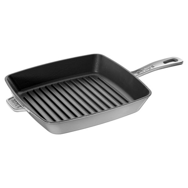 STAUB | GRILL PANS - American Grill - 260x260mm - Cast iron - Graphite gray