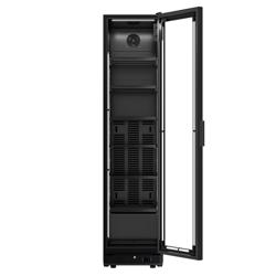 Vitrine réfrigérée à boissons - 500mm - 463 L - porte vitrée sans cadre - éclairage LED - affichage digital de la température - Noir - 0 à +7 °C