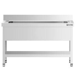 Mycí stůl Premium - 1200x600mm - se spodní policí a 1 dřezem