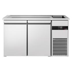 منضدة البار PREMIUM - 1550x700mm - 2 أبواب للعربات الحرارية
