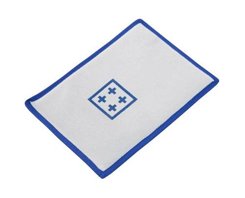 ماسكة قدر جلدية - جلد طبيعي - أبيض - 180x250mm - مقاومة للحرارة حتى 300°C