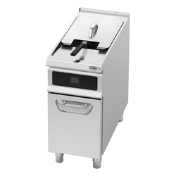 Friteuză electrică 22 litri - cu sistem de filtrare a uleiului