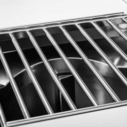 Aparat de temperare ciocolată / Chocotemper - 12 kg - 2,5 kW - cu robinet de scurgere - incl. suprafață de depozitare cu zonă de glazurare