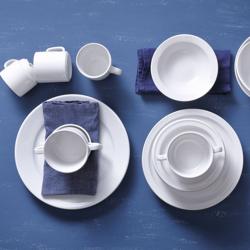 (3 Pièces) BUDGETLINE - Assiette - Plate Mammoet - Ø 245 mm - Blanc