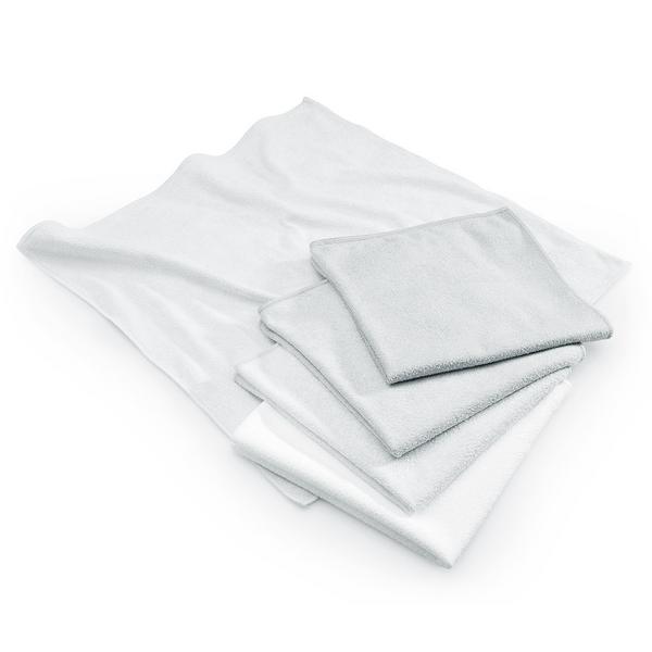 (10 pcs) Chiffons en microfibre - 400x400mm - Blanc
