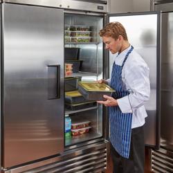 (6 stuks) CAMBRO | H-PAN™ - Hittebestendige GN platte deksels 1/2 - met handvat - Barnsteen