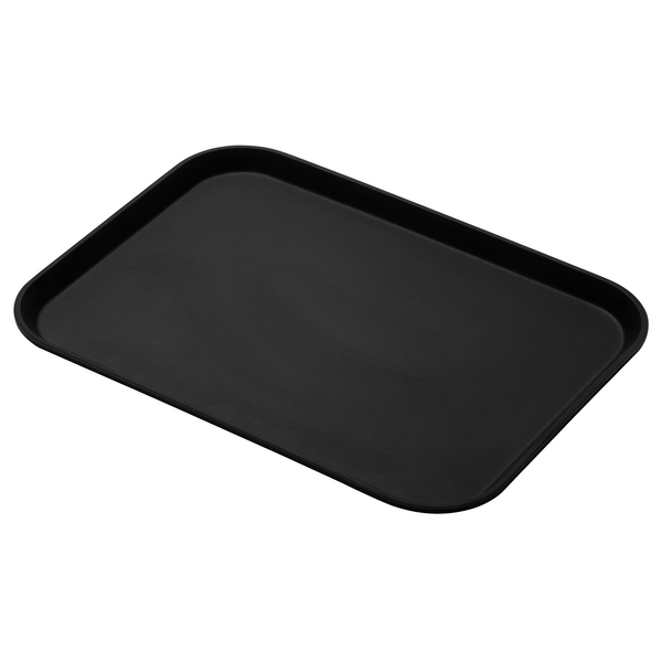 (12 db) CAMBRO | CAMTREAD® - Üvegszálas tálca - téglalap alakú - 415x305mm - magas profil - fekete