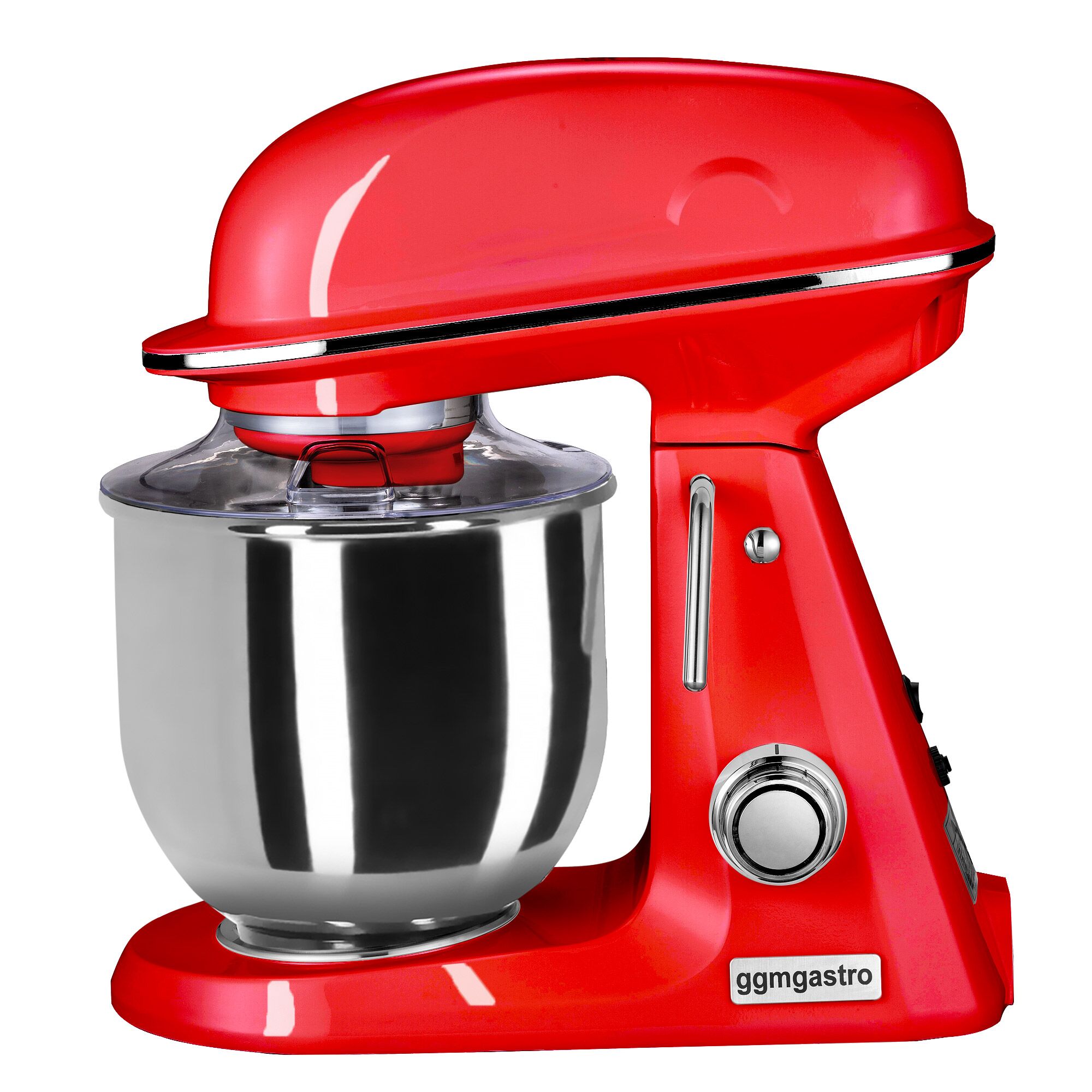Batteur-mélangeur planétaire professionnel - 7L - 350W - incl. 3 outils - Rouge