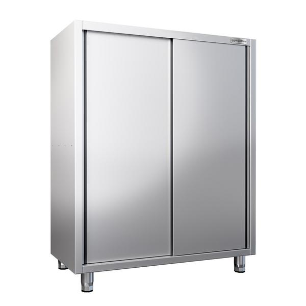 Tabak çanak dolabı PREMIUM - 1600x600 mm - 2 sürgülü kapaklı - Yükseklik: 1800 mm