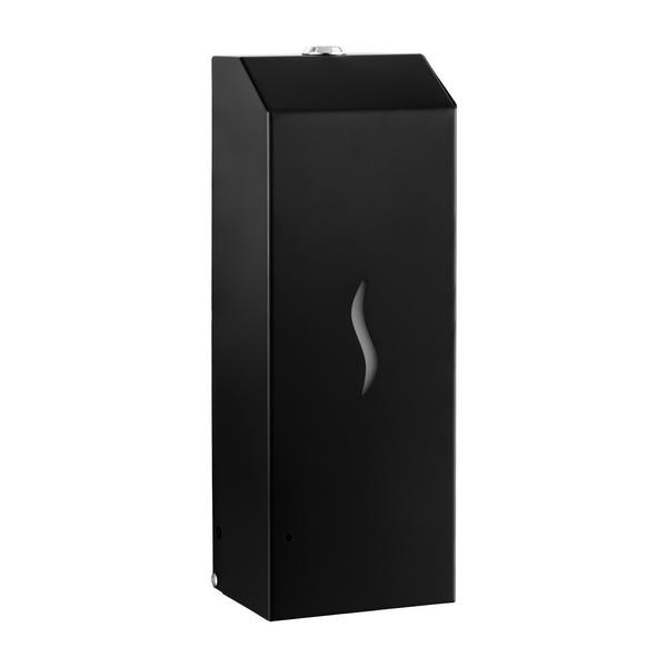 Automatic Soap Dispenser - 1000ml - Stainless steel - Black - wall mounted, touch-free, automatic