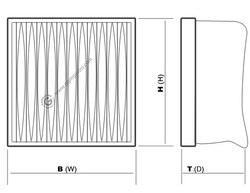 Zakfilter - 600x600mm