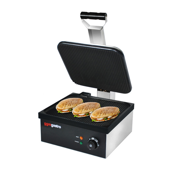 Tost Makinesi - 2,2 kW - Üst & Alt Oluklu- Izgara yüzeyi: 350x330 mm