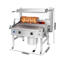 Electric Horizontal Kebab Grill (Cağ Kebab) - up to 85kg - 14kW - Floor-standing
