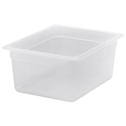 (6 pièces) CAMBRO | Contenants GN 1/2 en polypropylène – laiteux – hauteur : 150 mm