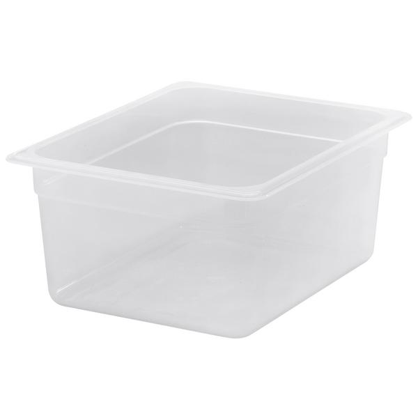 (6 piezas) CAMBRO | Contenedores GN polipropileno Camwear® 1/2 - lechoso - profundidad 150 mm