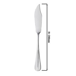 (12 pz) Coltello da pesce Linea Milo - Lucido - 200mm