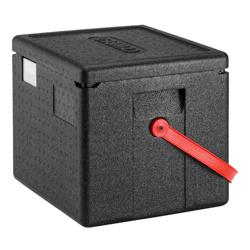 CAMBRO | CAM GOBOX® - Puoliksi päältätäytettävä pizzalaatikko - GN 1/1 - punainen kantohihna	