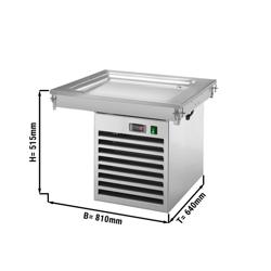 Vasca refrigerata da incasso (drop-in) - 800mm - +2/+8°C - 2x GN 1/1 - 350W