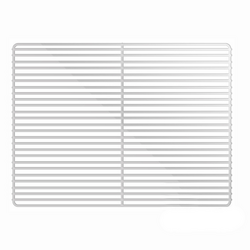 Vodilice od plemenitog čelika - 1x lijevo & 1x desno - 530 mm - GN 1/1 sa plastificiranim potpornim rešetkama - GN 1/1 - 325x530 mm 