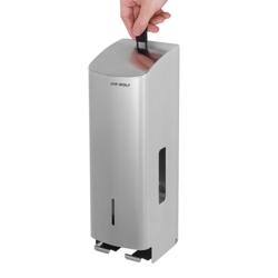AIR-WOLF | Distributeur de papier toilette - pour 3 rouleaux ménagers - en inox