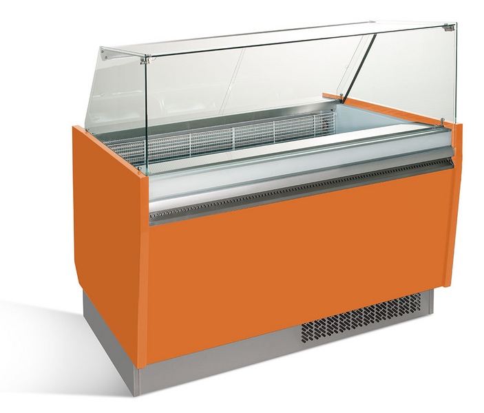 Dondurma Tezgahı LIAM - 1310mm - Statik- 10+10x5 Litre Dondurma Kabı için- Turuncu