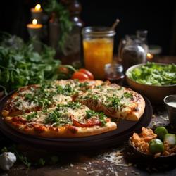 (12 pz) Piatto pizza - Polyethylen - Ø420mm - Brown