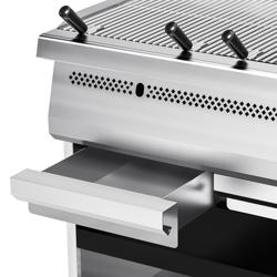 Commercial Water barbecue - Gas chargrill - 33 kW - 1200×700 mm - Natural Gas & LPG