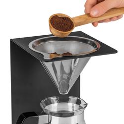 BEEM | Pour-Over Coffee Maker Set – 0.5 L - Permanent Filter - Concrete Look Base - 4 Cups