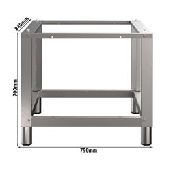 Commercial Combi Oven Base Frame - 790x840x700mm - Stainless Steel - for KDV1255 & BHV1255 - without tray holders