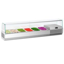 Opzetkoelvitrine PREMIUM PLUS - 1733x413mm - 6x GN 1/3